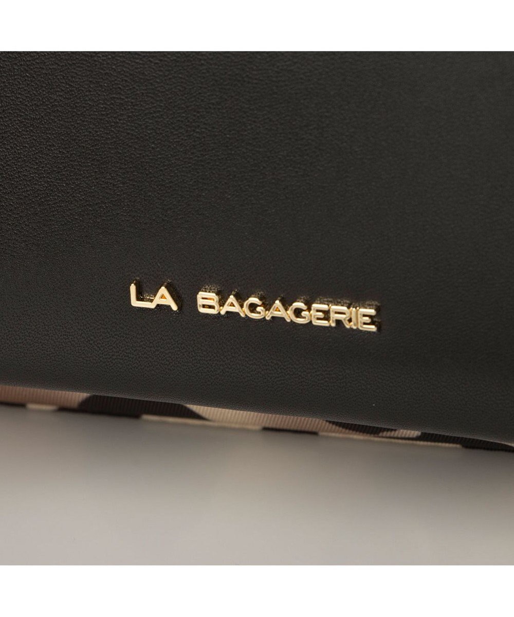 LA BAGAGERIE リサイクルレザー　フラップショルダー 