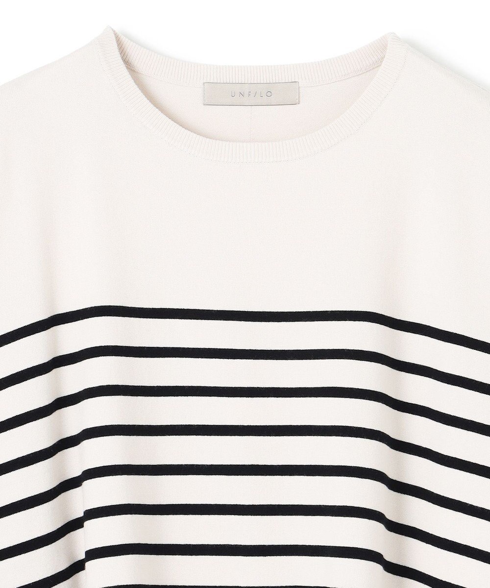 UNFILO 【洗える/抗菌防臭】マイビューティー クロップド丈ニット 