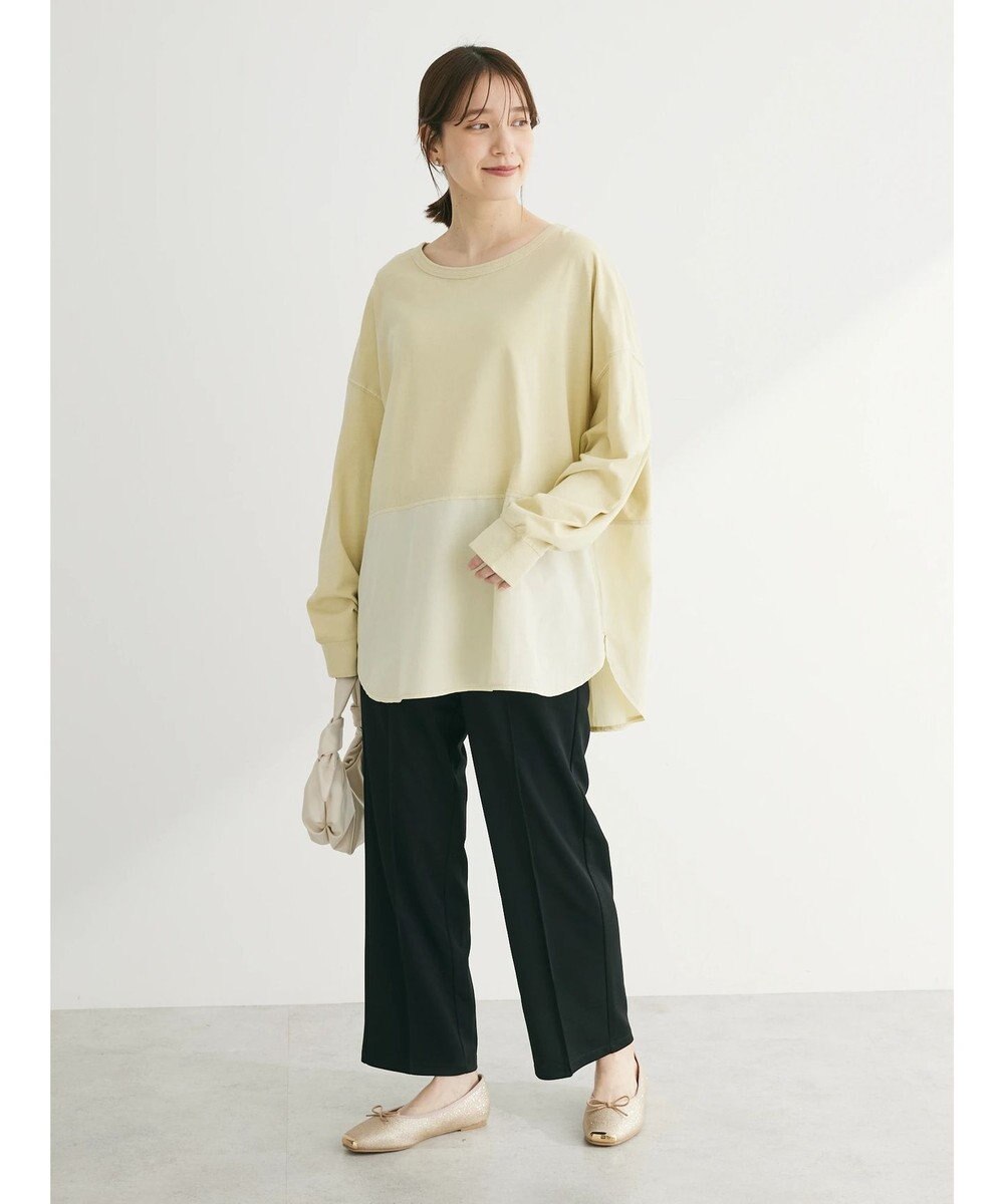 Green Parks ピグメントドッキングスリットデザインチュニック 