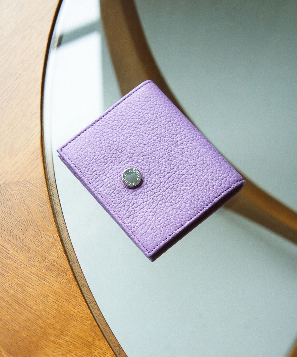 A.D.M.J. ミニウォレット 二つ折り財布 パープル 紫