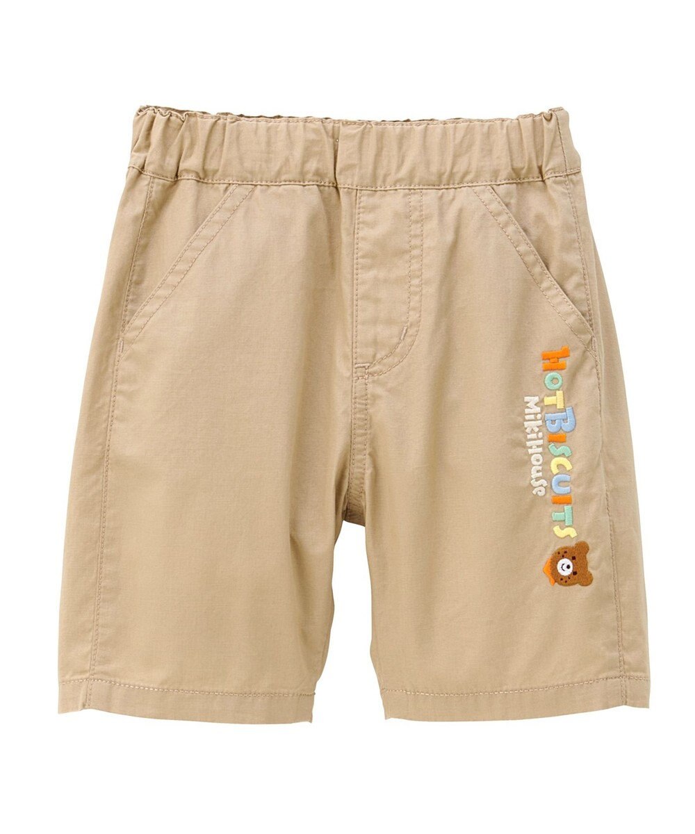 MIKI HOUSE HOT BISCUITS 【80-120cm】 パステルロゴ 6分丈パンツ 