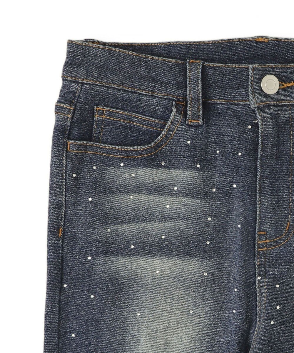 WEGO スターポケットラインストーンデニム 