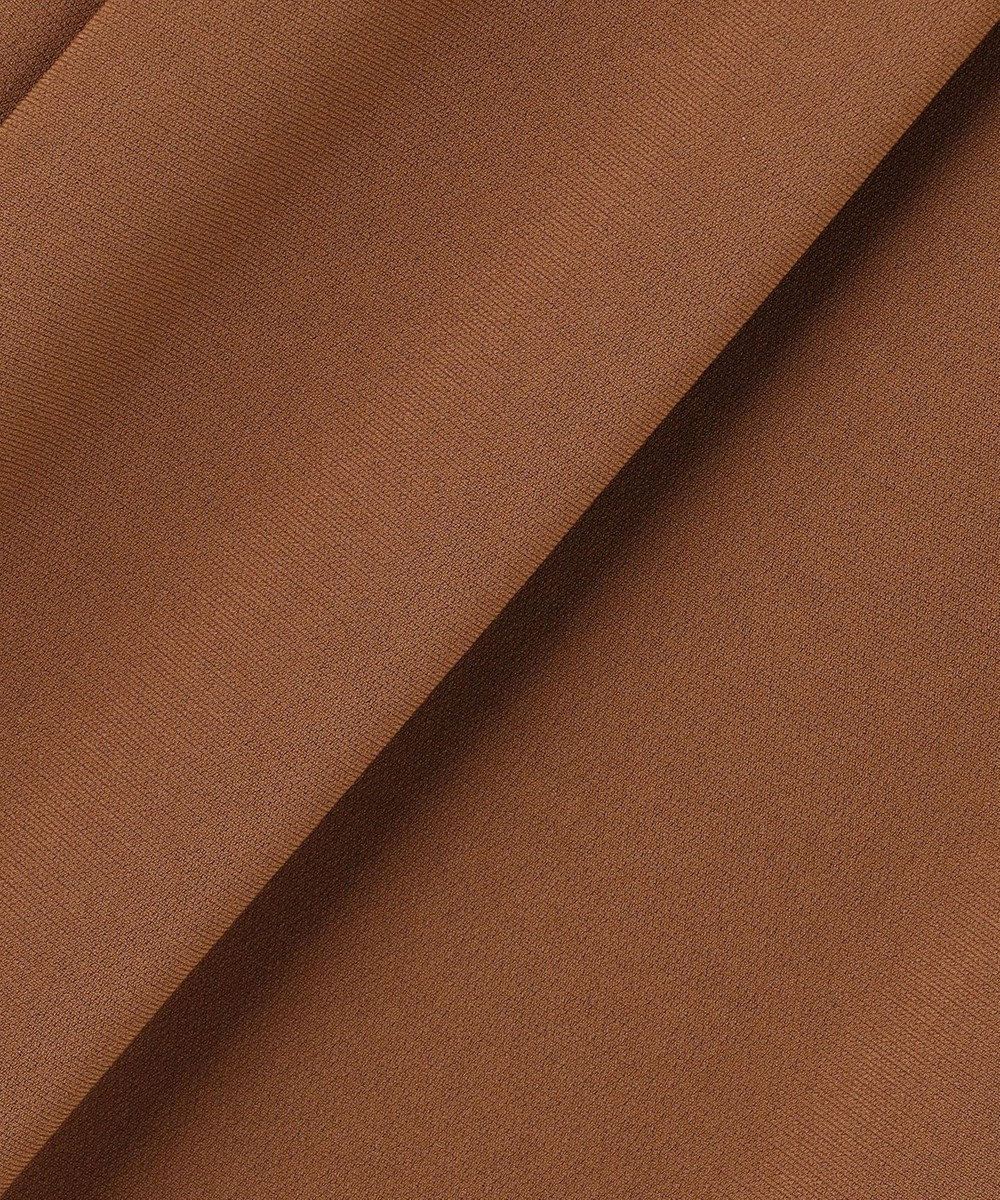 BEIGE， GYPSUM / シルキータッチ セミワイドタックパンツ 