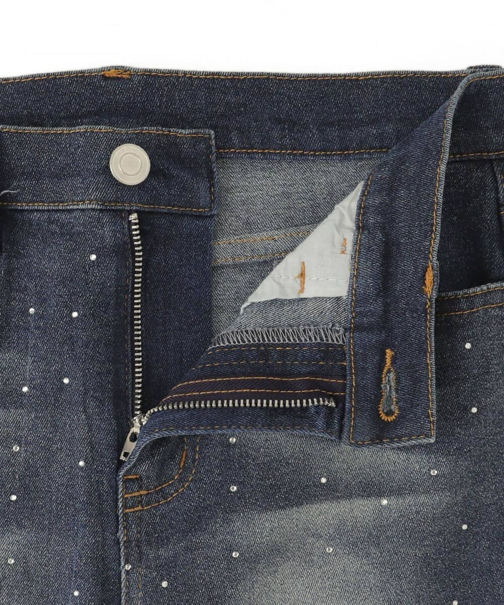WEGO スターポケットラインストーンデニム 