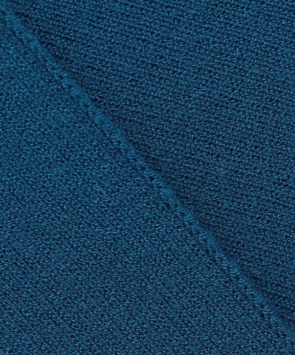 自由区 【洗える】レーヨンポリエステルスムース チュニック丈ニット 