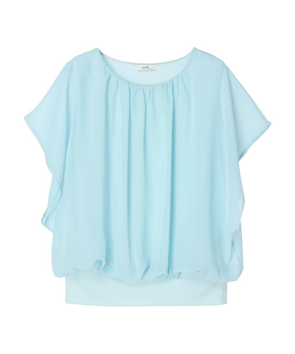 earth music&ecology シアードッキングドルマンブラウス 