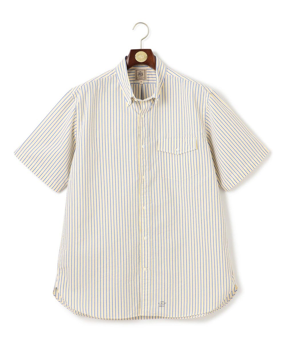 J.PRESS MEN 【KING SIZE】【吸水速乾 / 高通気性】【クールマックス】サッカーストライプ シャツ / B.D. 