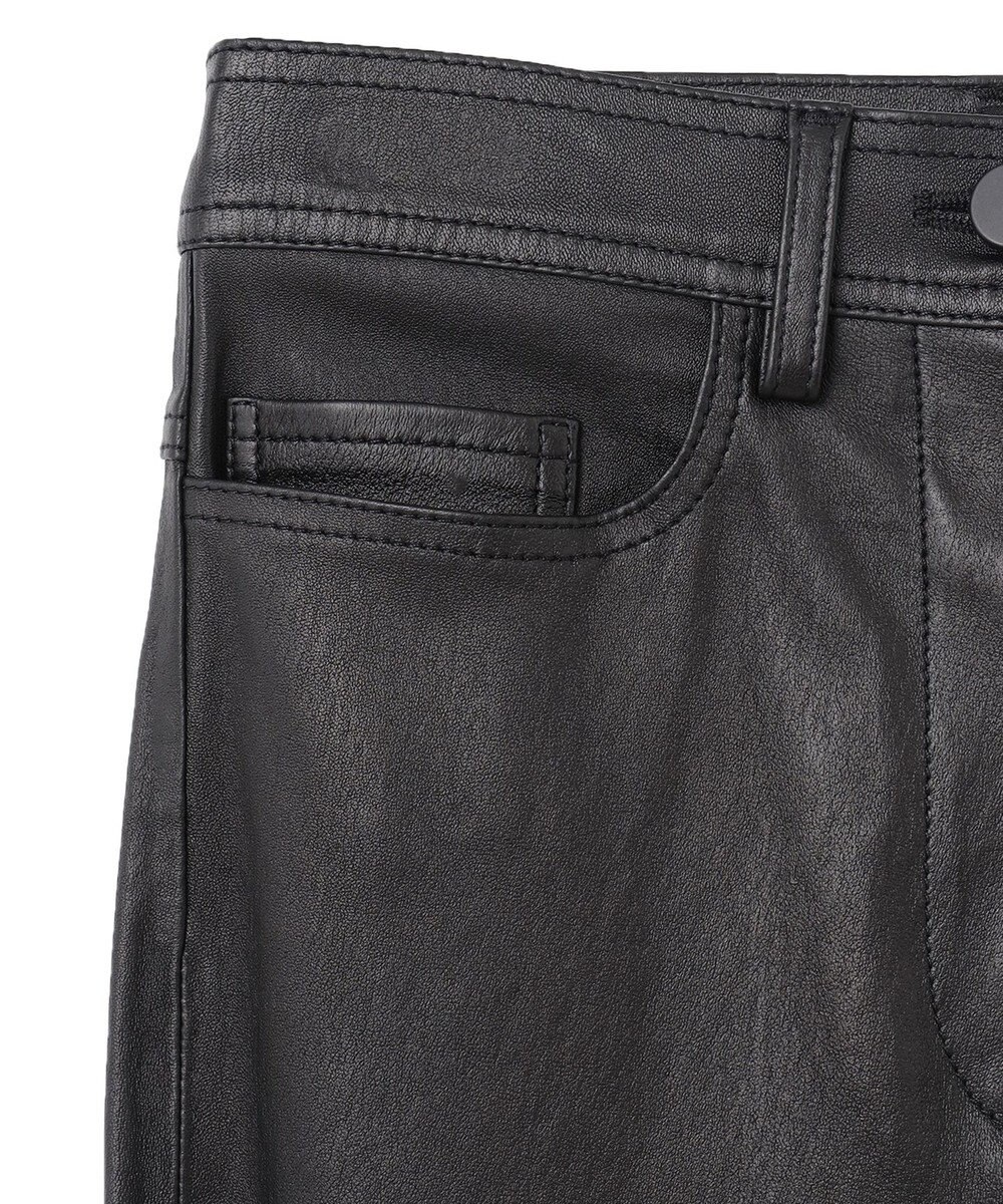 JOSEPH 【FOUNDATIONS】【AW23】レザーストレッチ　スリムフィットトラウザーズ 