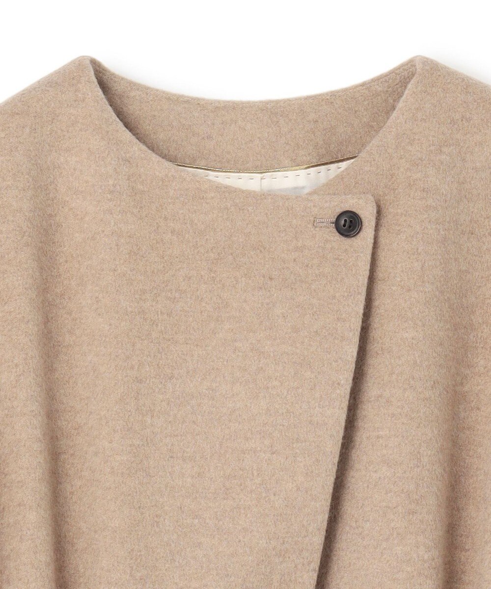 BEIGE， LABBOCK / ウール混2WAYショートコート 