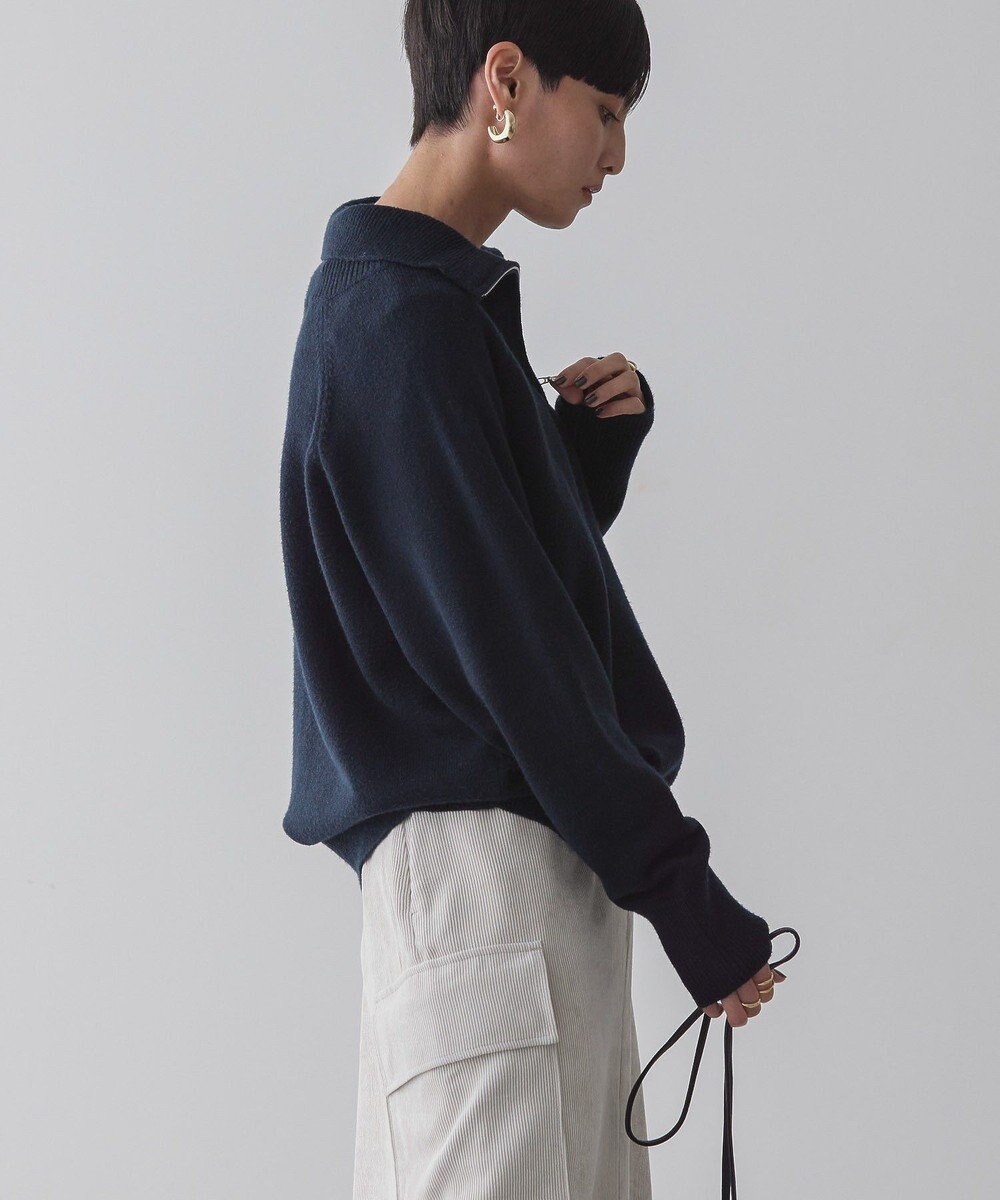 AMERICAN HOLIC バイパチハーフＺＩＰニットプルオーバー 