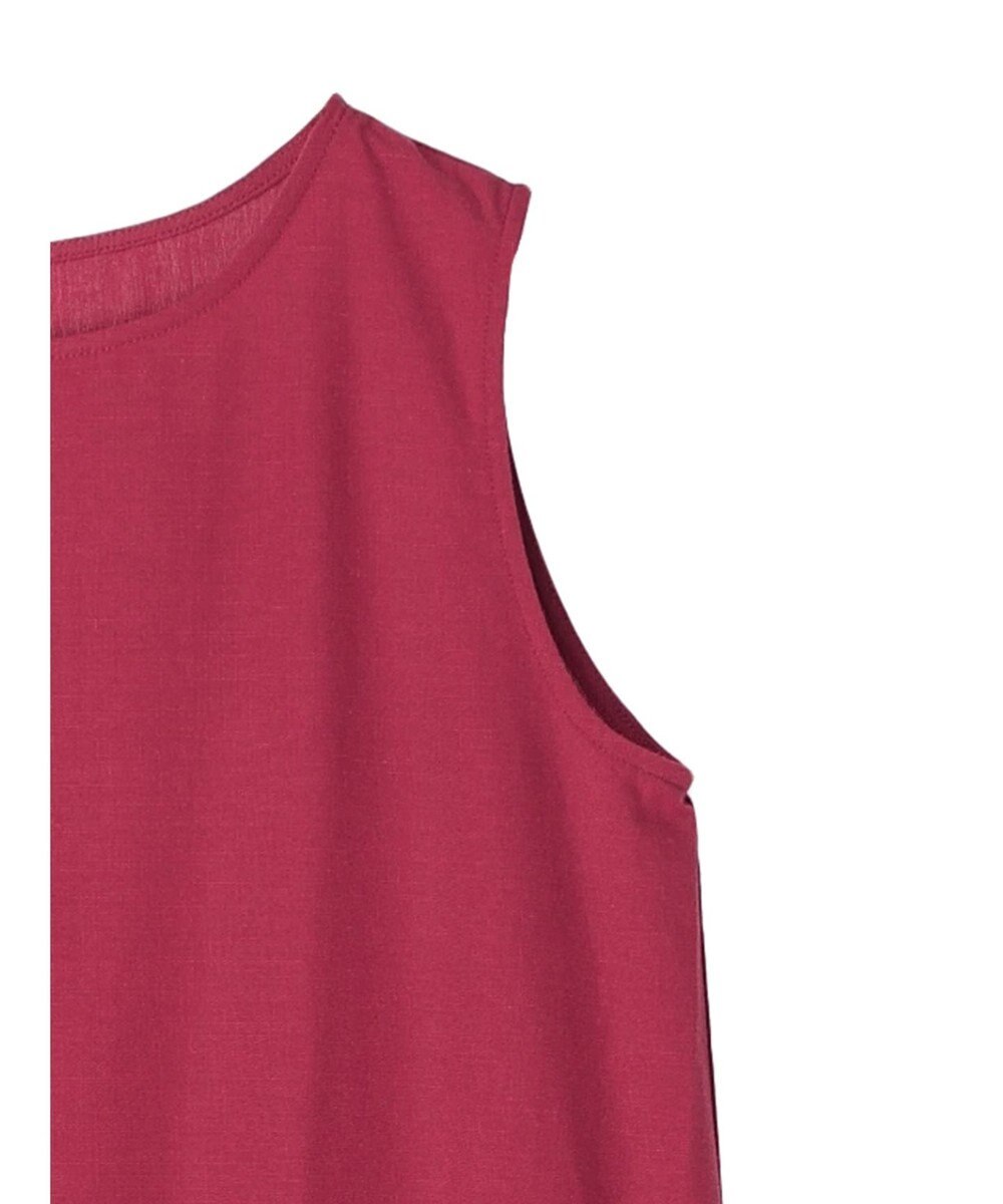 Green Parks 綿麻混ノースリーブワンピース 