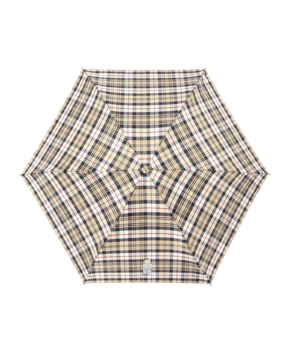 MOONBAT POLO RALPH LAURE(ポロ ラルフローレン) 折りたたみ傘 チェック ポロベア ワンポイント 