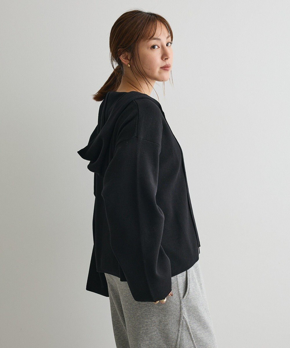 CRAFT STANDARD BOUTIQUE ハーフミラノニットフーディー＜ハンドウォッシャブル＞ 