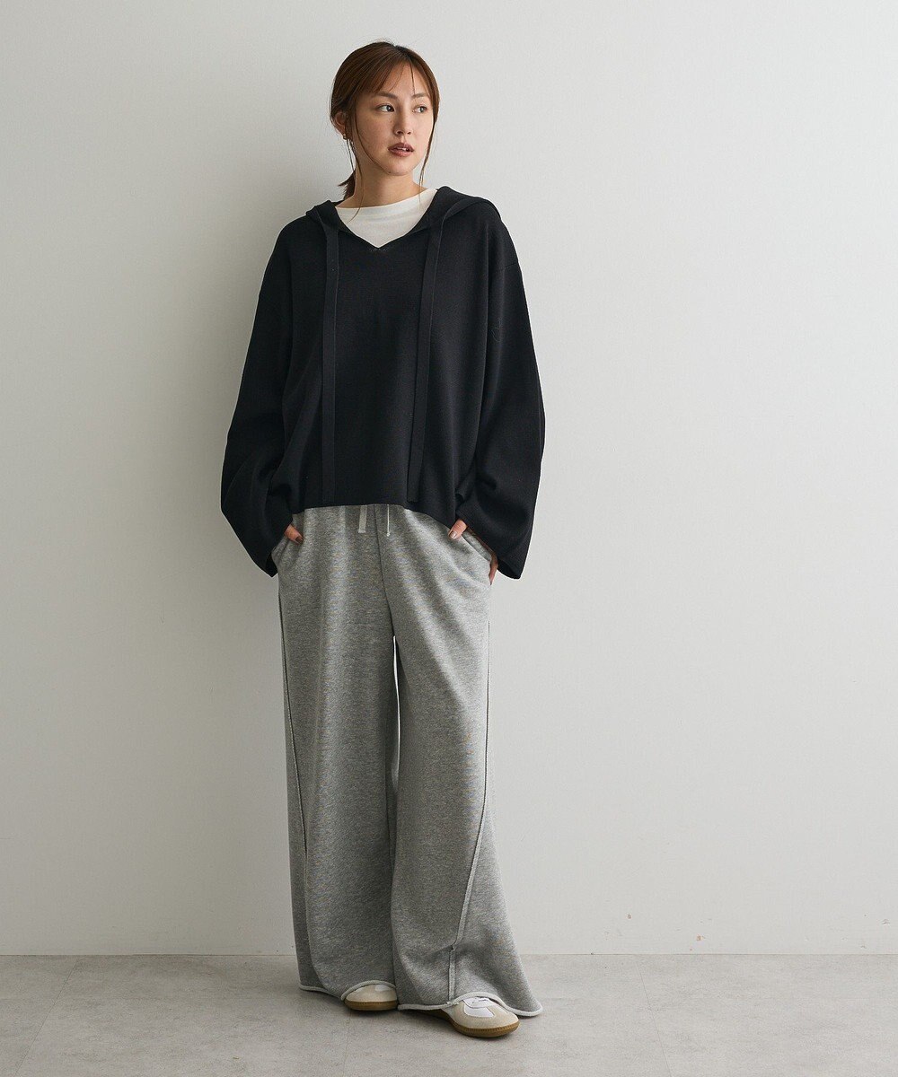 CRAFT STANDARD BOUTIQUE ハーフミラノニットフーディー＜ハンドウォッシャブル＞ 