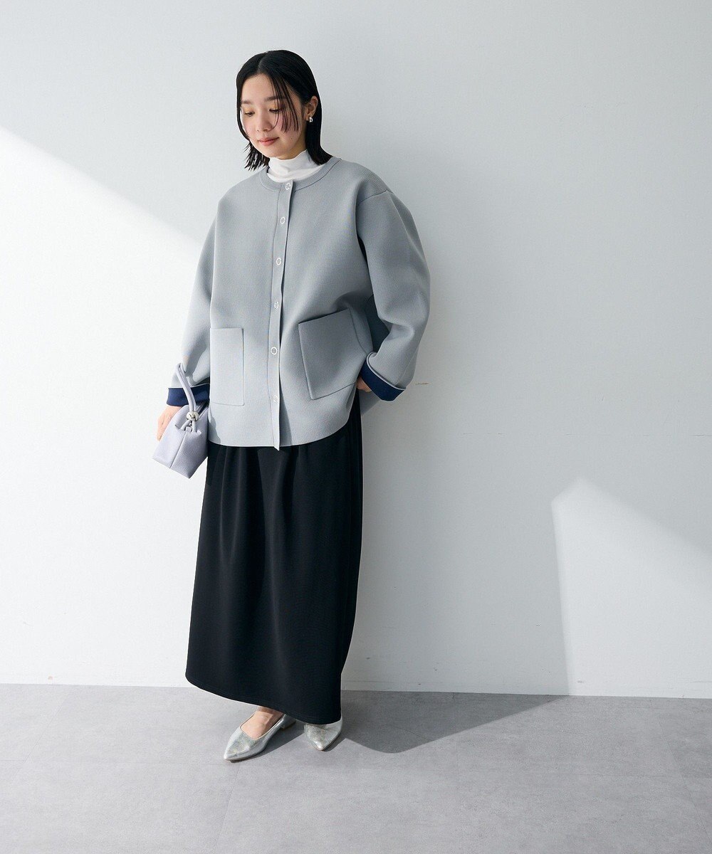 Green Parks リングドットニットコーディガン 