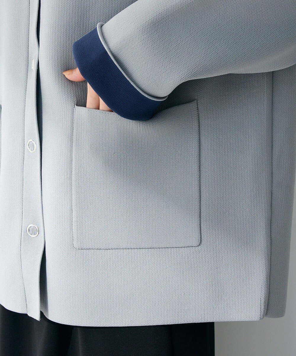 Green Parks リングドットニットコーディガン 