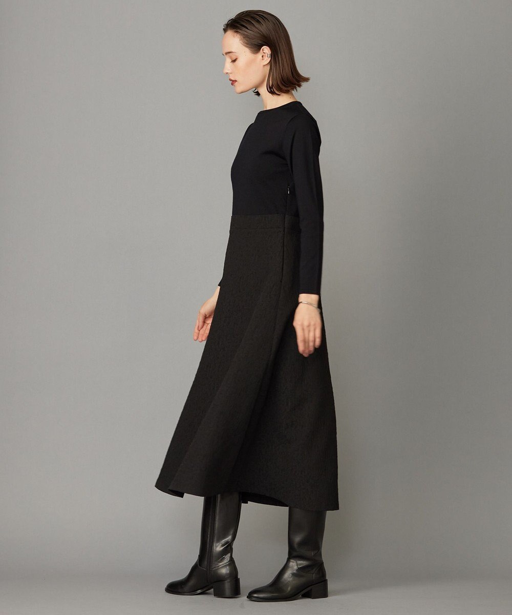 ICB 【洗える】 ニットコンビジャガード ワンピース 