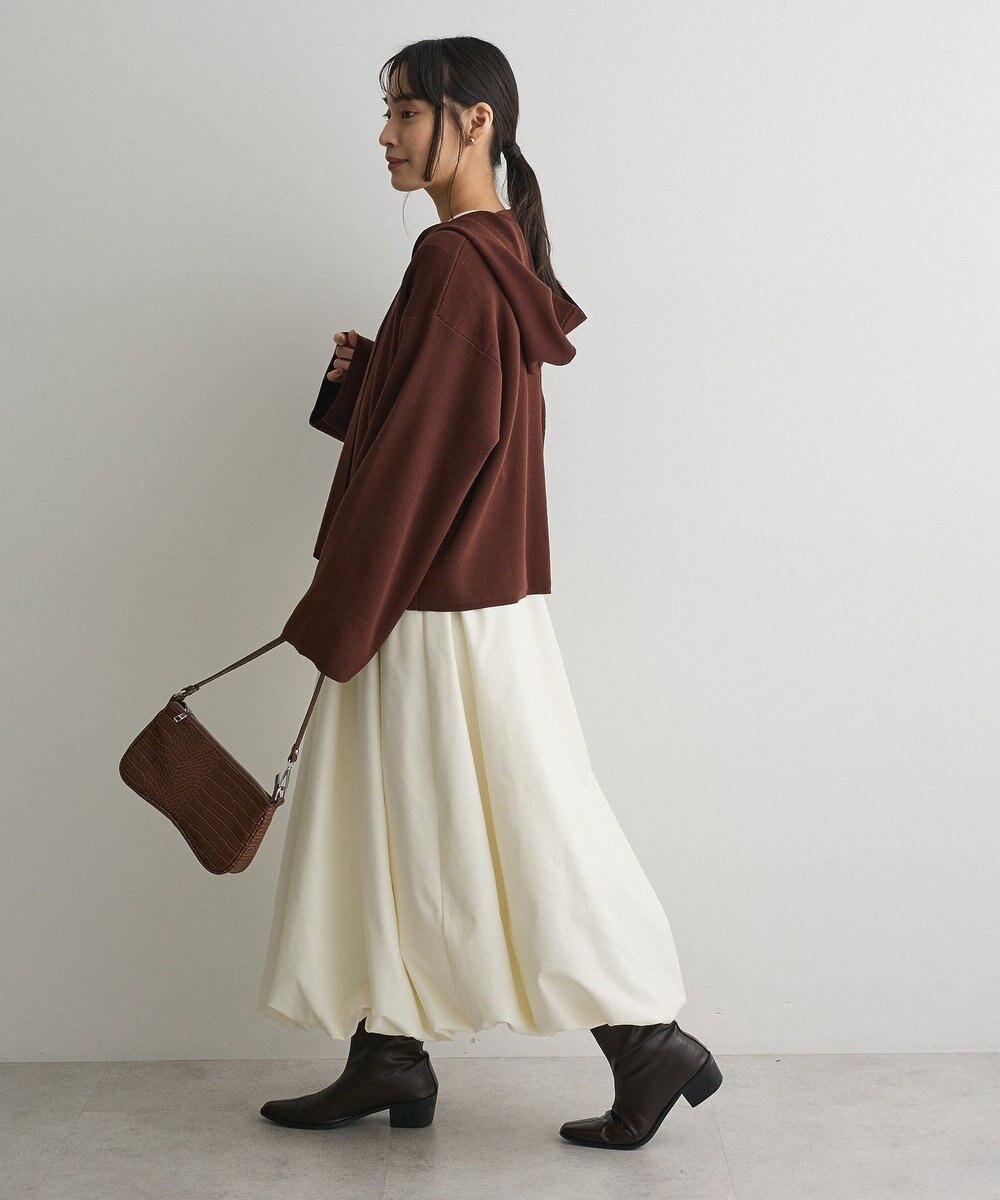 CRAFT STANDARD BOUTIQUE ハーフミラノニットフーディー＜ハンドウォッシャブル＞ 