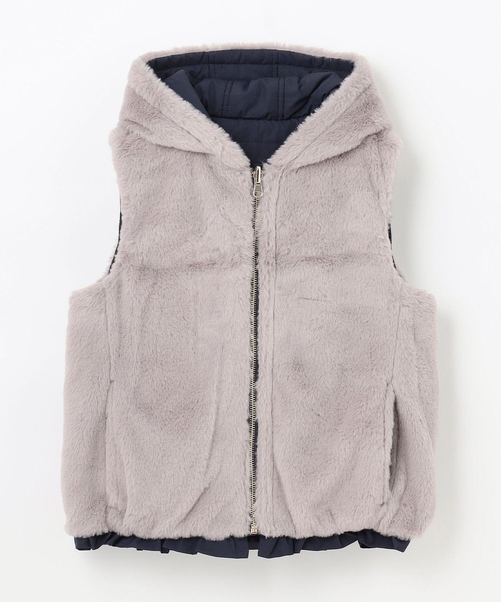 ANY KIDS ボア リバーシブル ベスト 