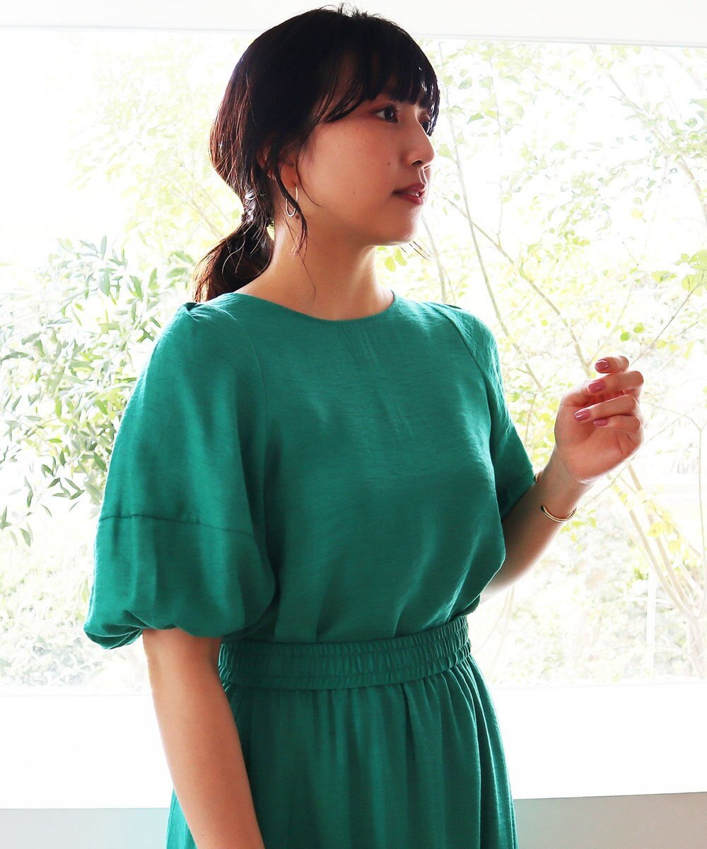 UNFILO 【セットアップ対応】ウォッシャブル UVケア ブラウス 