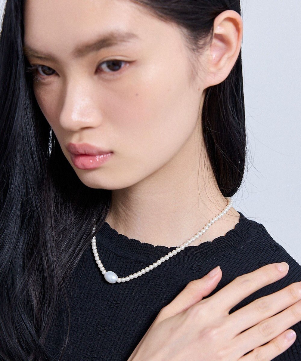 TOCCA ACCENT OF PEARL NECKLACE 淡水パールネックレス 