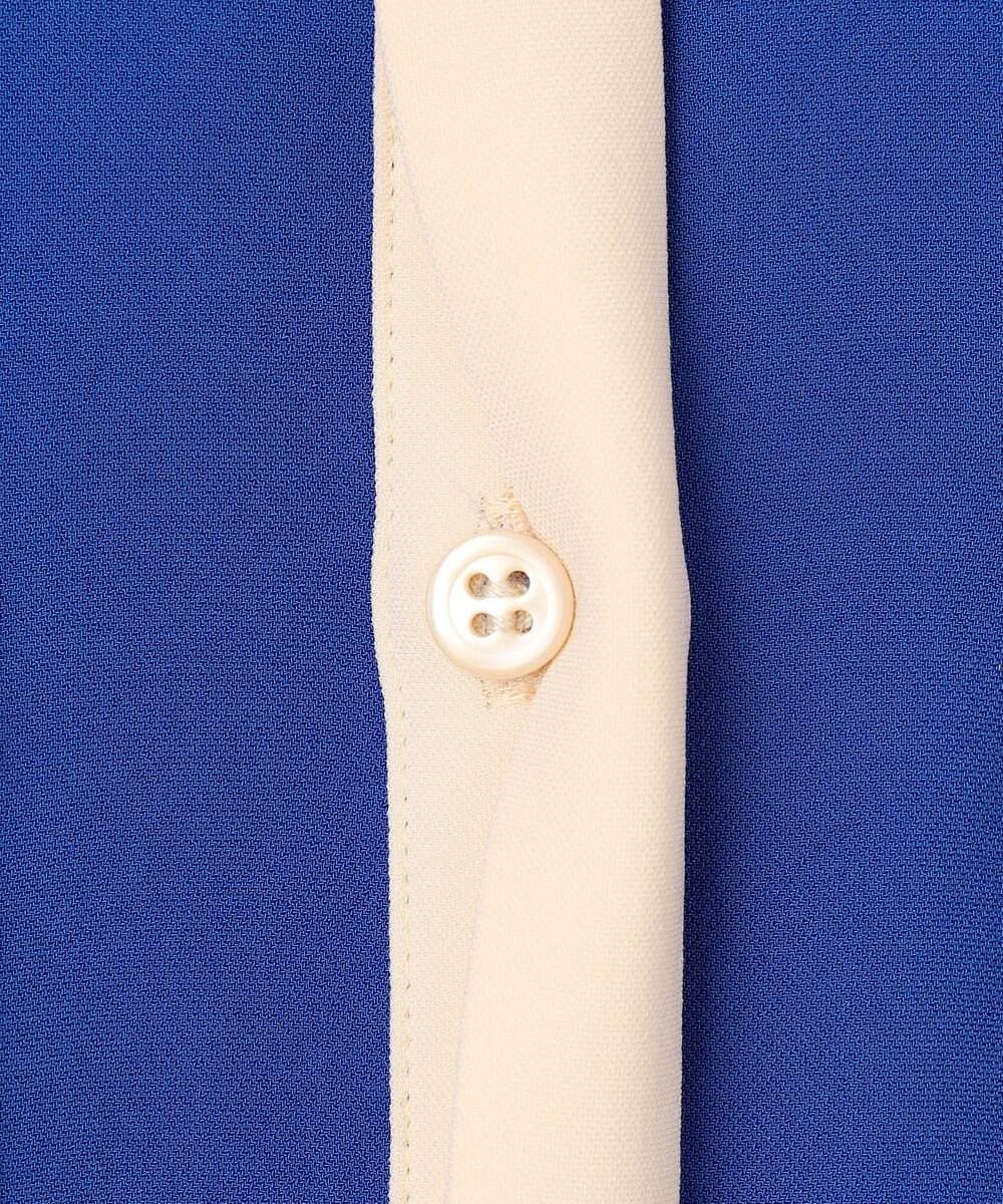 BEIGE， SIBYLLE /  配色カラーパフスリーブブラウス 