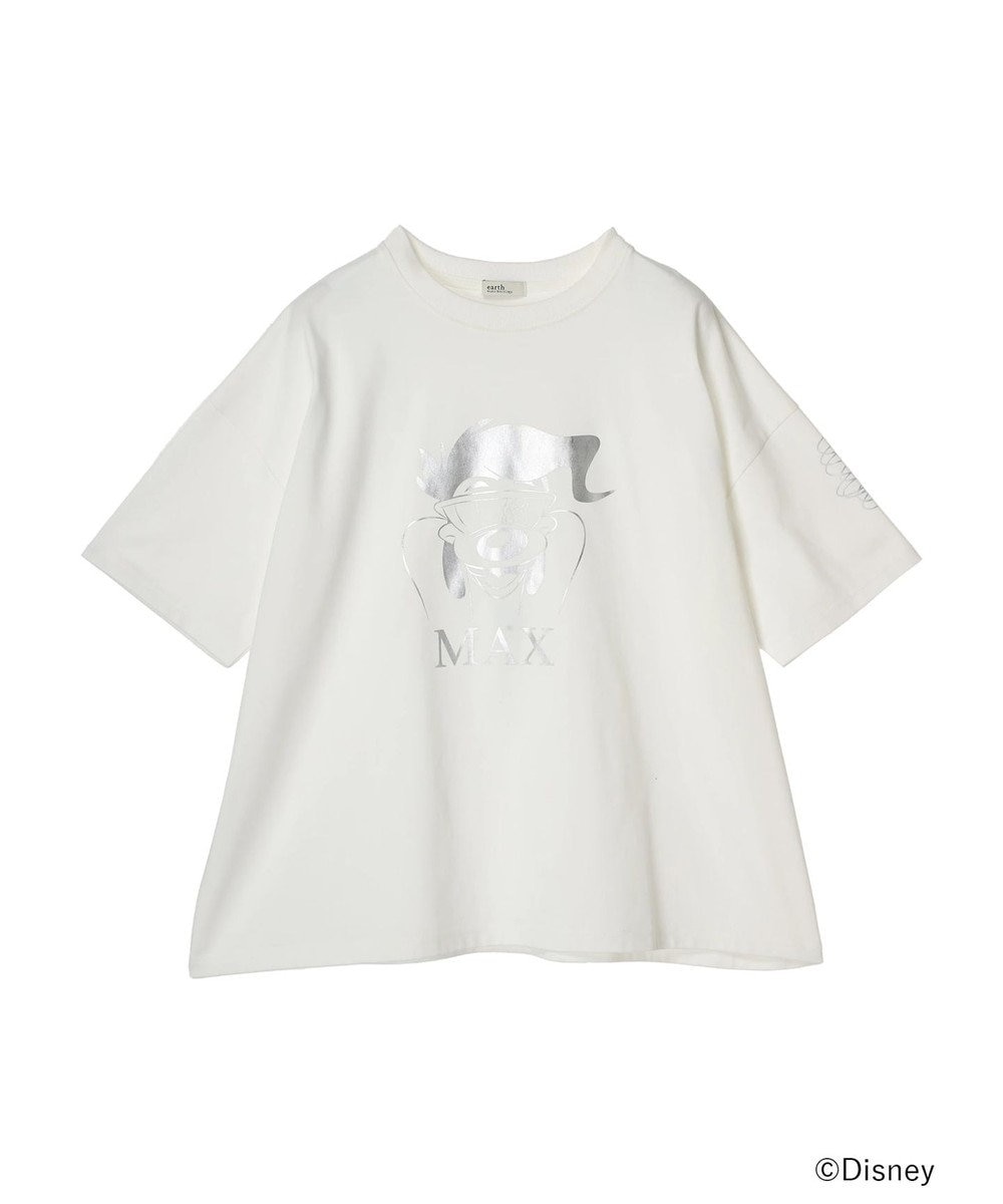 earth music&ecology Ｇｏｏｆｙ＆Ｍａｘ／箔プリントＴｅｅ 