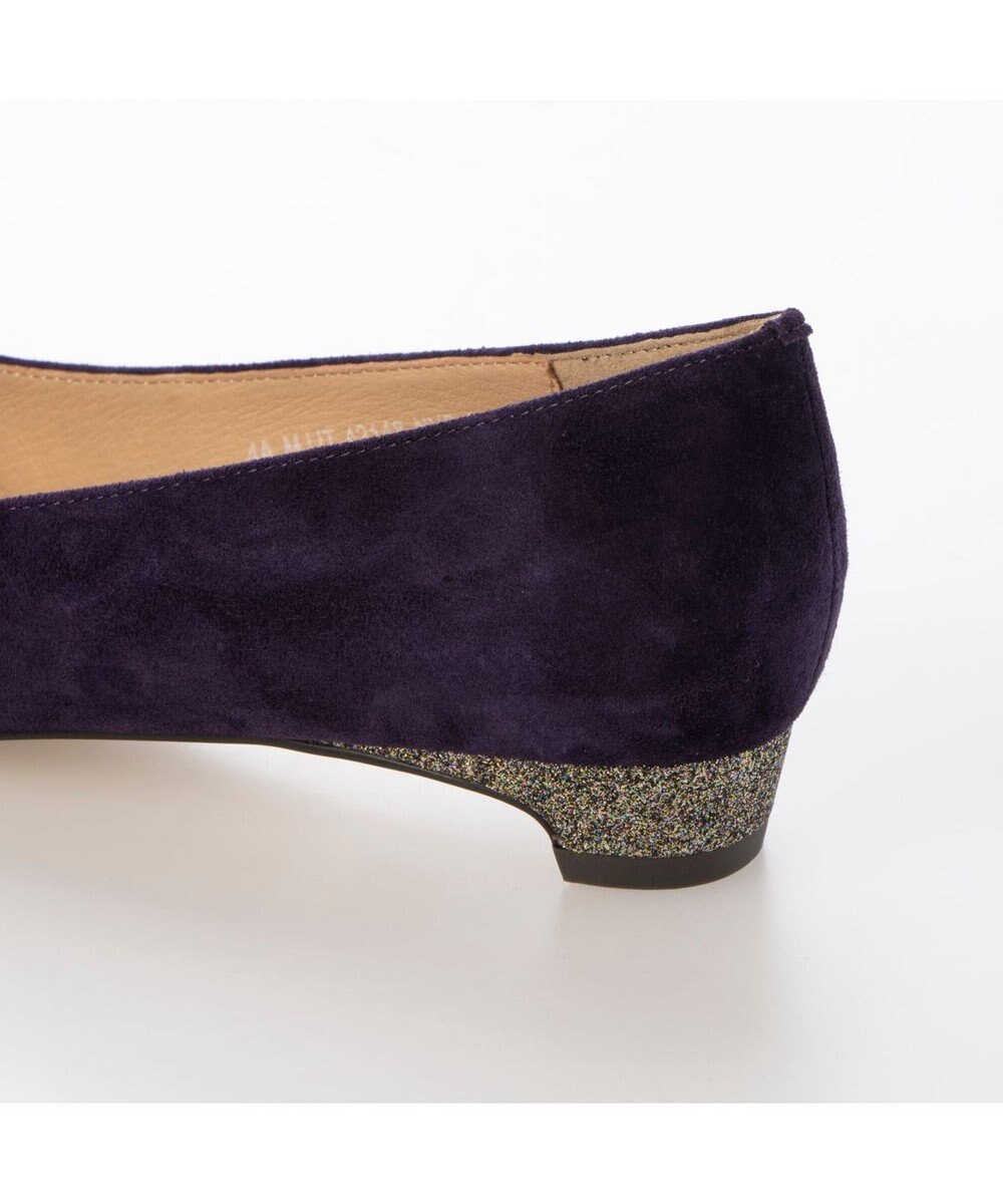 MODE ET JACOMO <MODE ET JACOMO>コンビファー付きフラットパンプス 