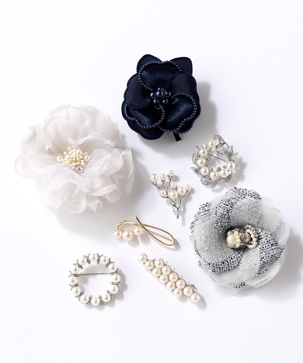 23区 パールトリミング コサージュ 