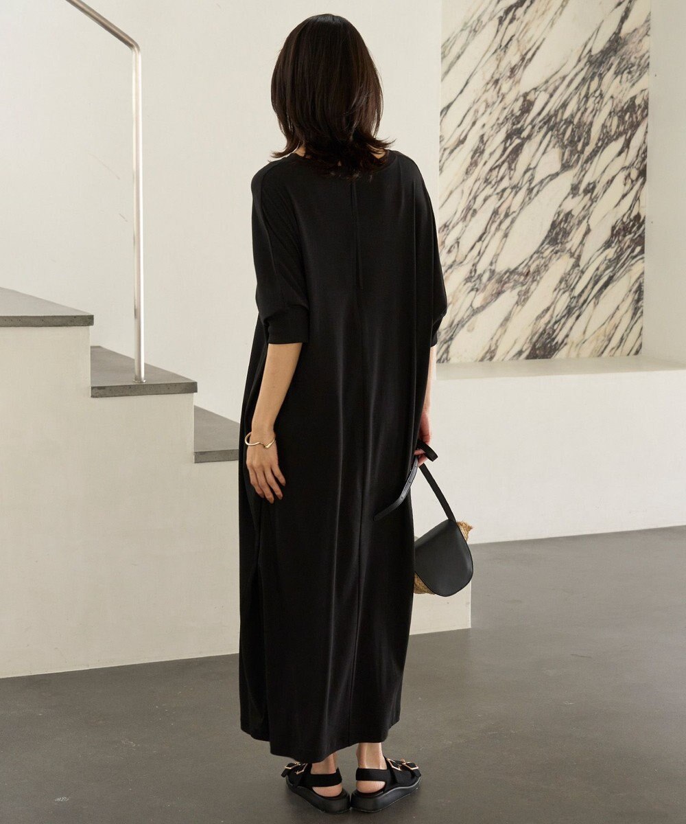 UNFILO ドライタッチフライス ドルマンワンピース 