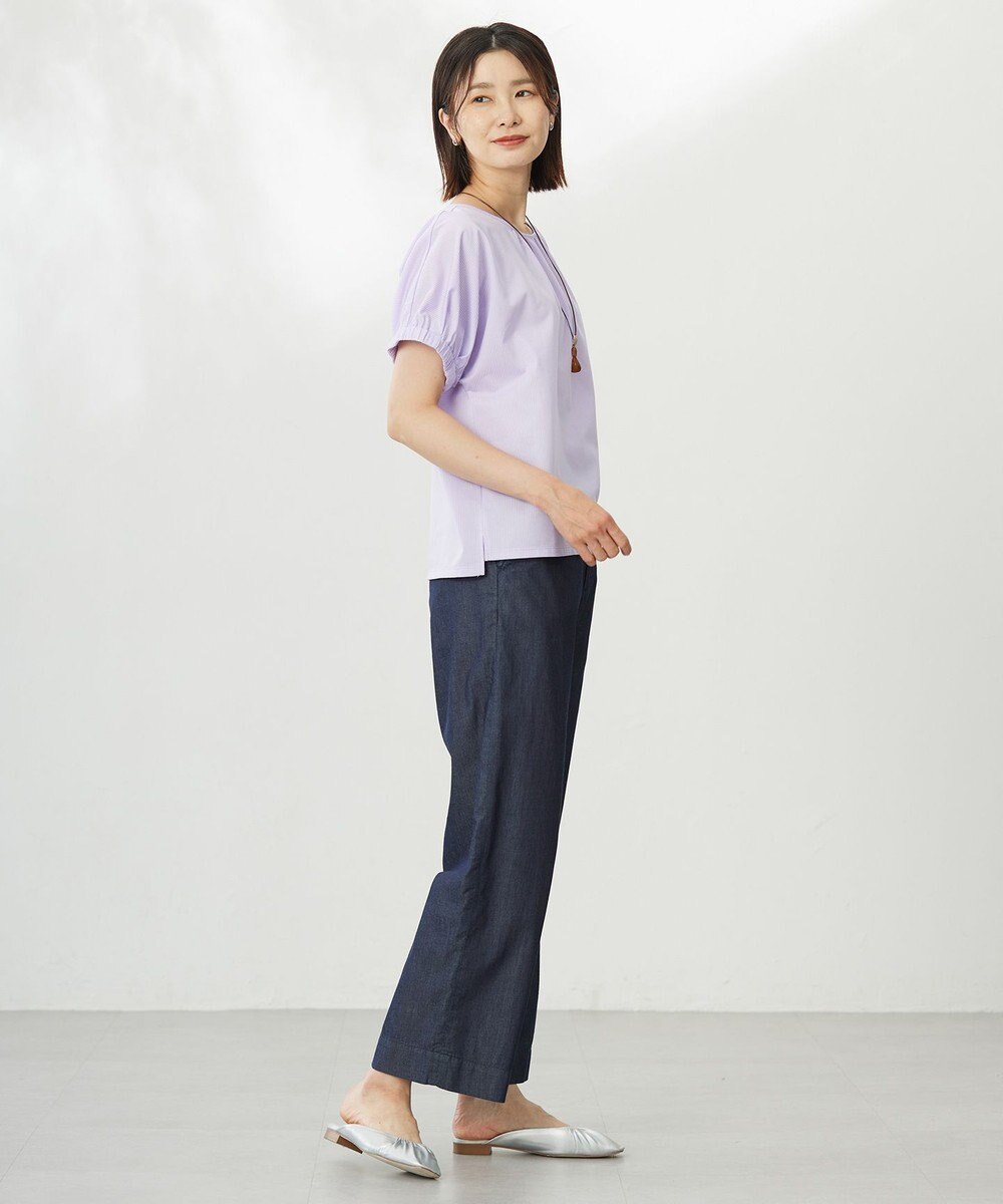 J.PRESS LADIES 【洗える】4oz Light Denim ストレート パンツ 