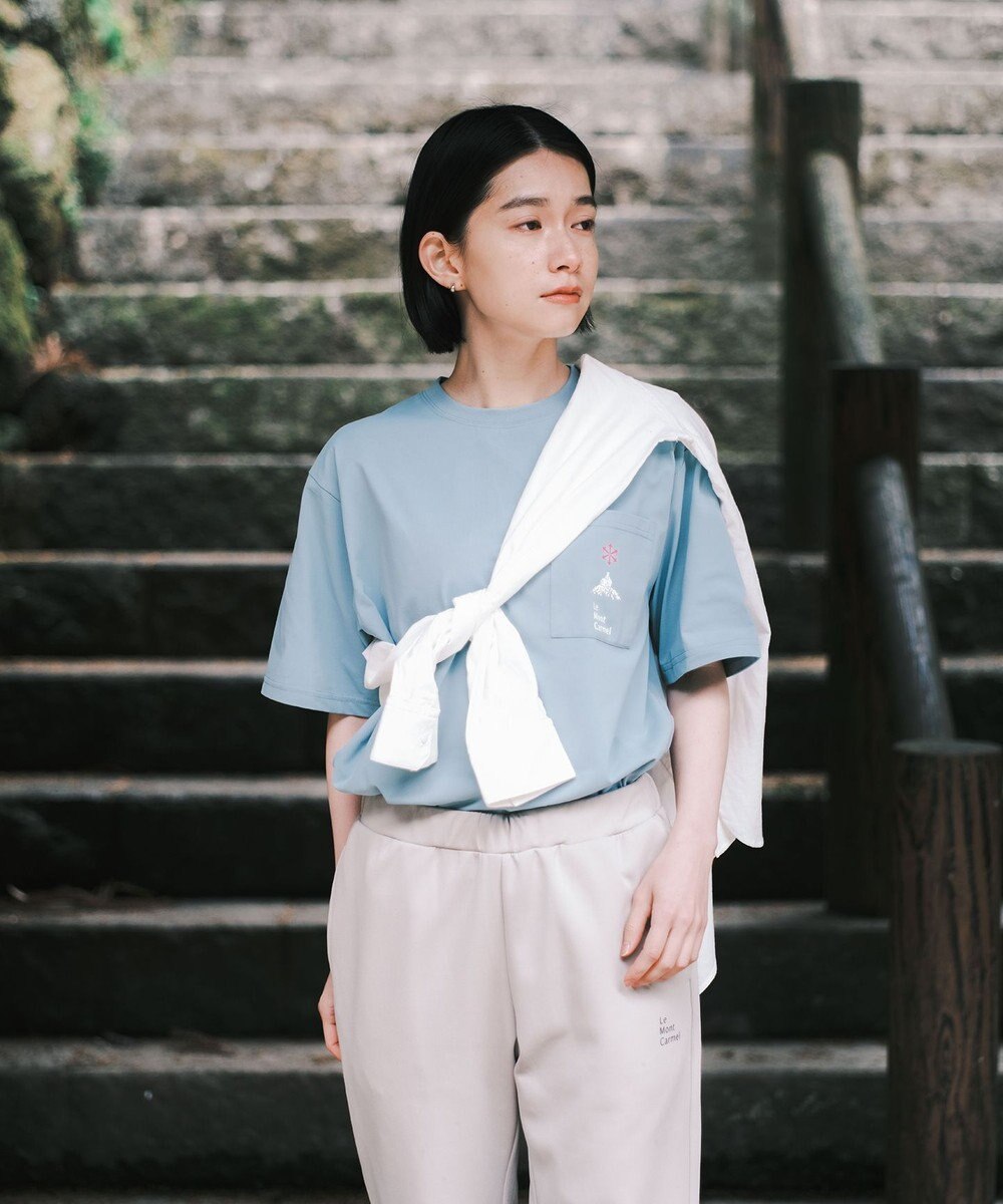 SHARE PARK LADIES 【UVカット・吸水速乾・ストレッチ・軽量 】ロゴポケットTシャツ（S・Mサイズ） 