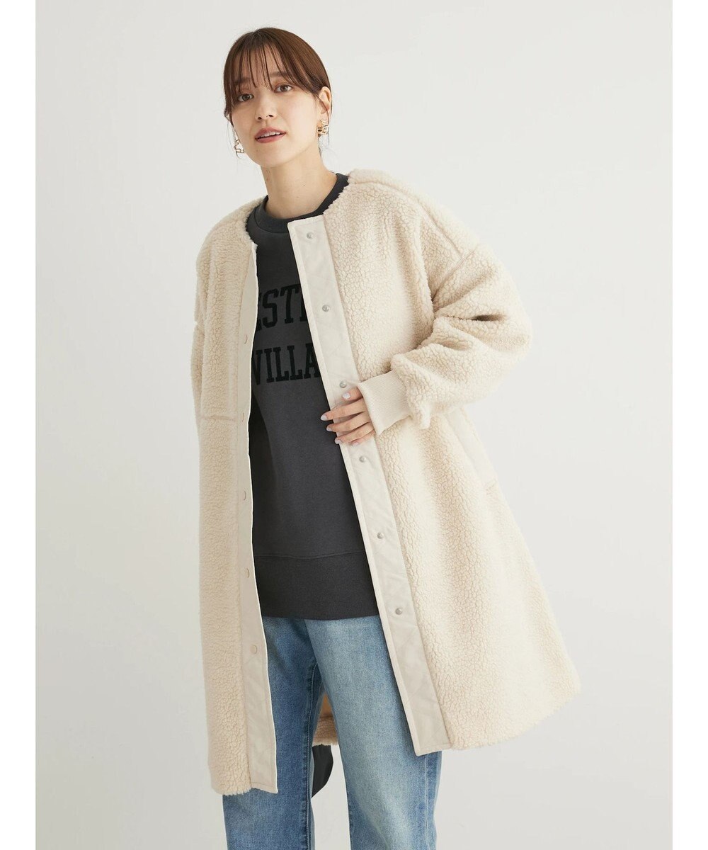 Green Parks 裏起毛フロッキーロゴプルオーバー 