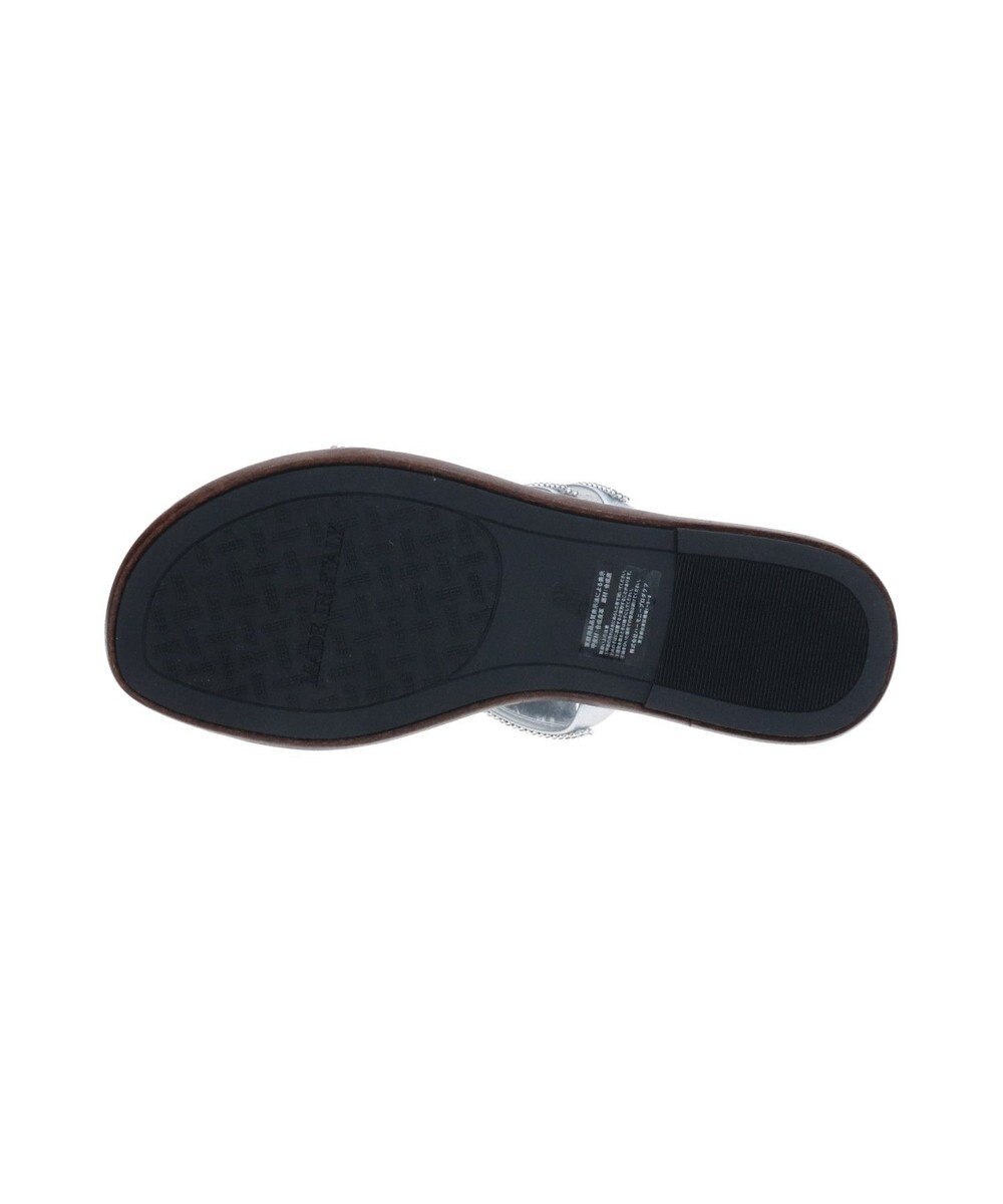 INTER-CHAUSSURES 【ITALIAN SHOEMAKERS】ラインストーンストラップフラットサンダル 