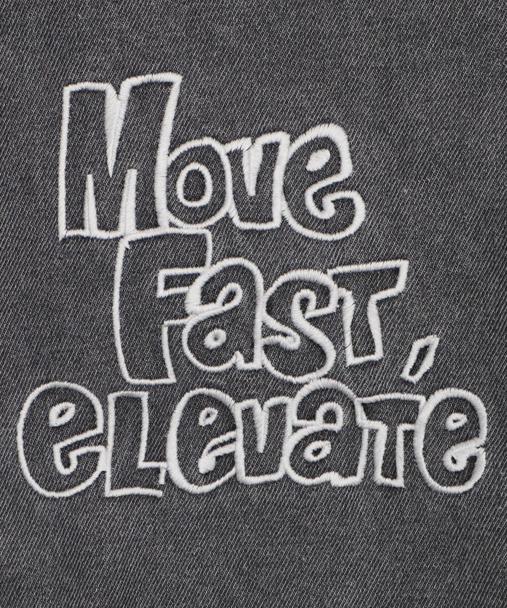 WEGO 刺繍ロゴバレルレッグパンツ 