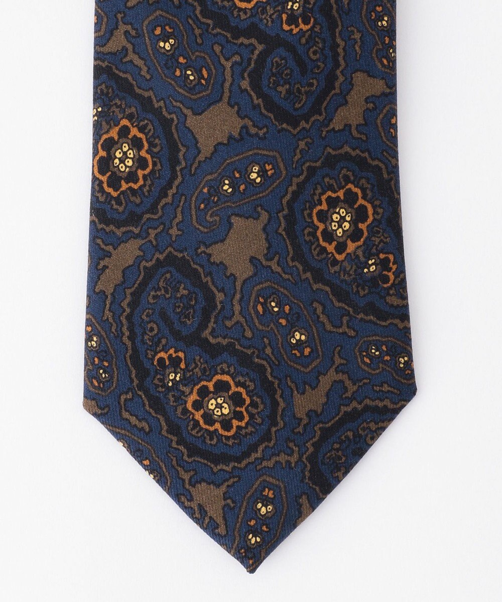 JOSEPH ABBOUD 【日本製】フラワーペイズリー ネクタイ 