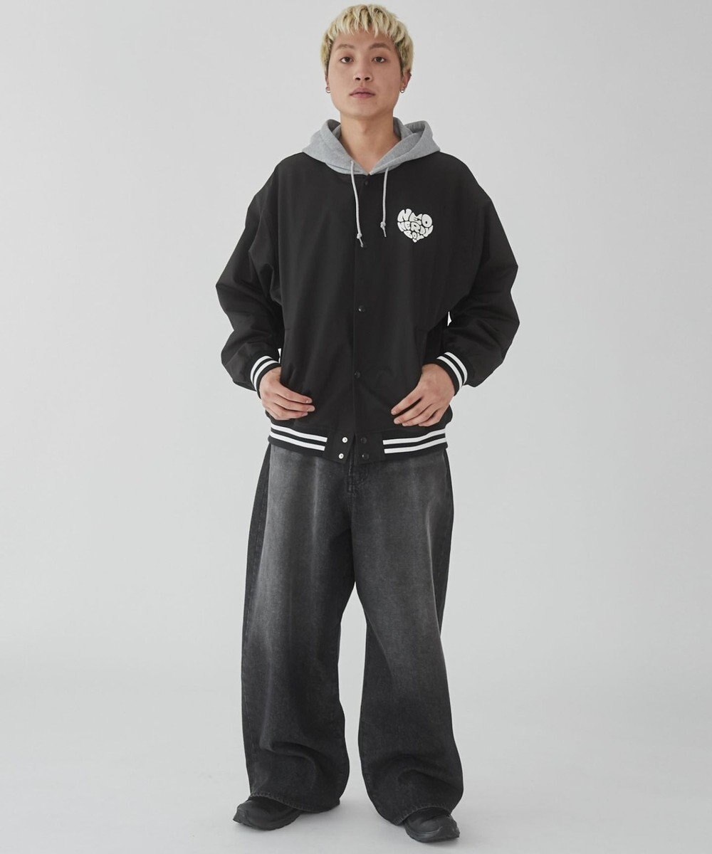 WEGO 【ユニセックス着用ITEM】グラフィックフードスタジャン 