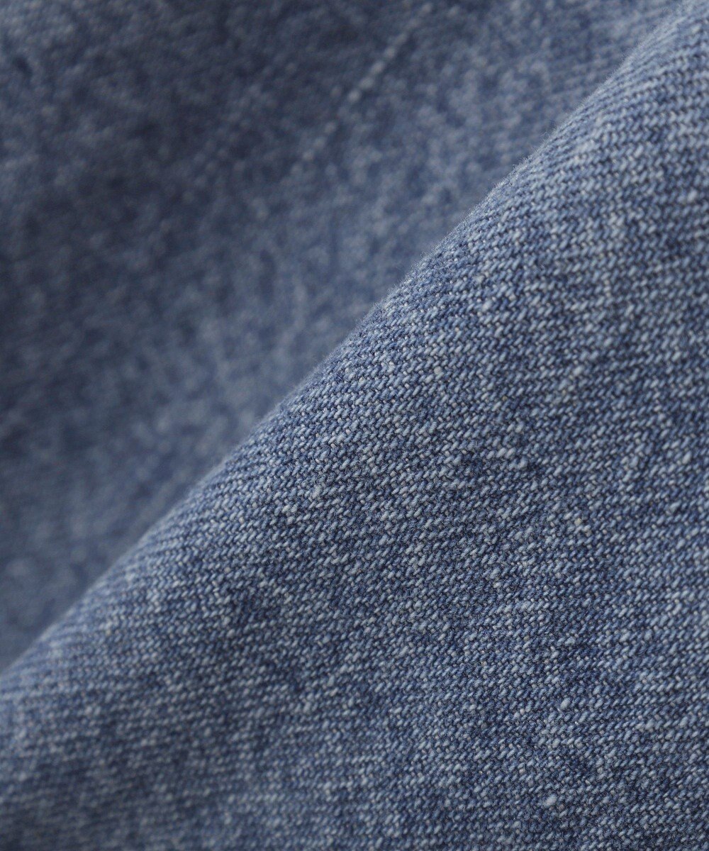 YECCA VECCA 綿麻デニムサロペット 