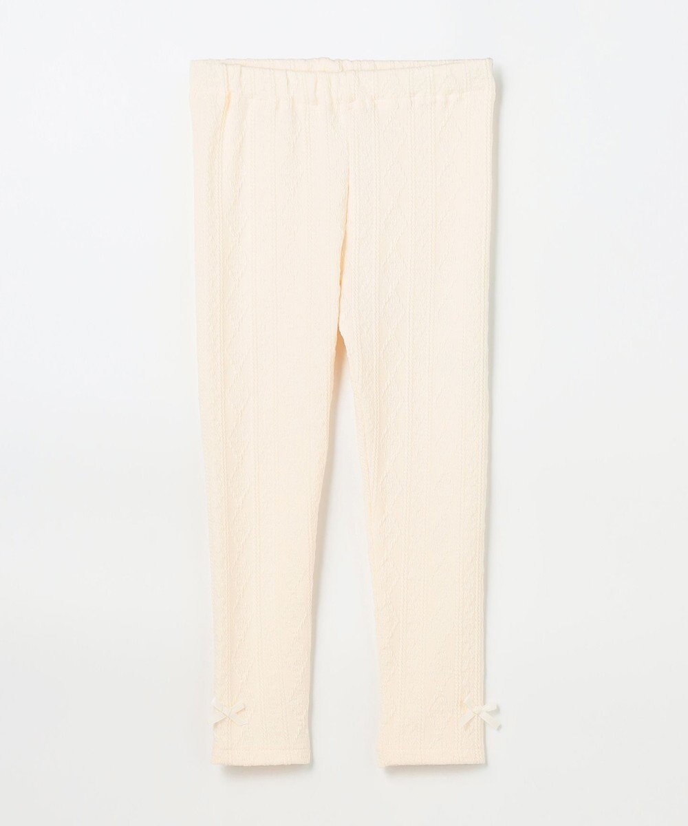 ANY KIDS ケーブル ジャガードレギンス 