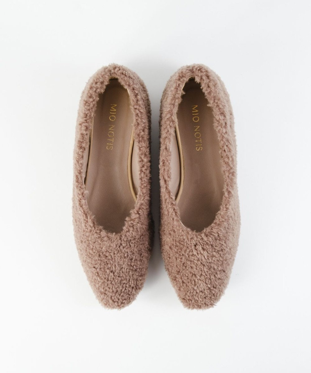 BONTRE 【MIONOTIS/ミオノティス】ファーフラットパンプス/40411 