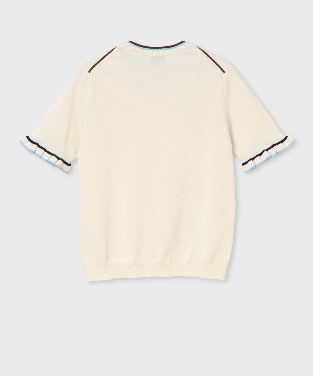 Paul Smith 【洗える】フレアスリーブ 半袖ニット 
