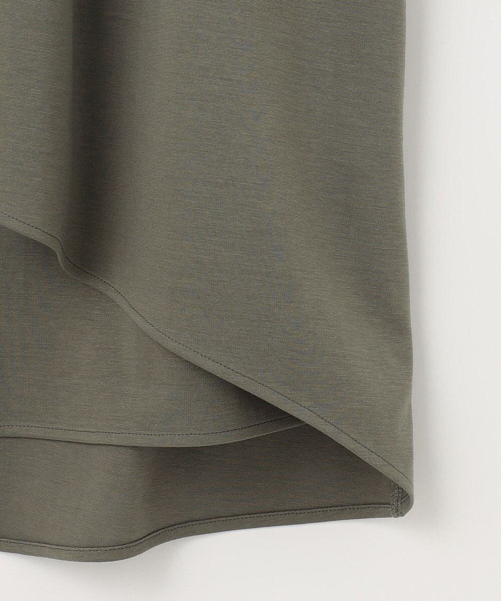 自由区 【洗える・XSサイズあり】ハイツイストポンチフロントタック カットソー 