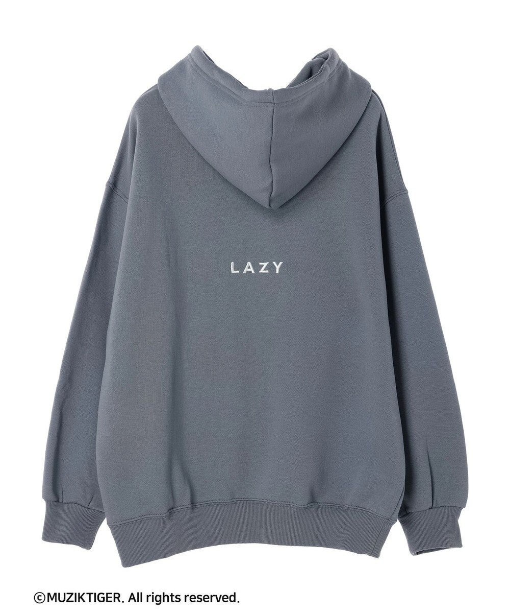 Green Parks ムジークタイガー／裏起毛刺しゅうフーディー 