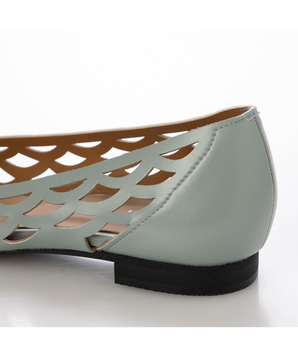 MODE ET JACOMO <carino>レーザーカットフラットパンプス 