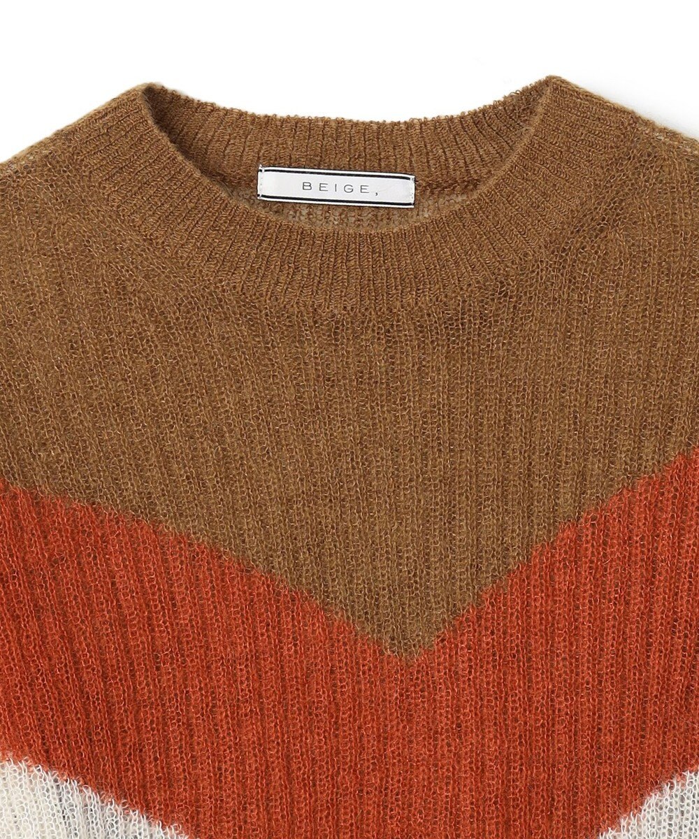 BEIGE， MARS / キッドモヘアインターシャニット 