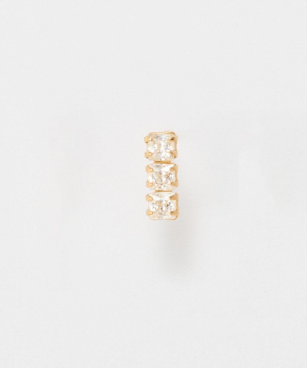 Phoebe 【K10】ストーンバーピアス(片耳)　ゴールド/BOXつき 