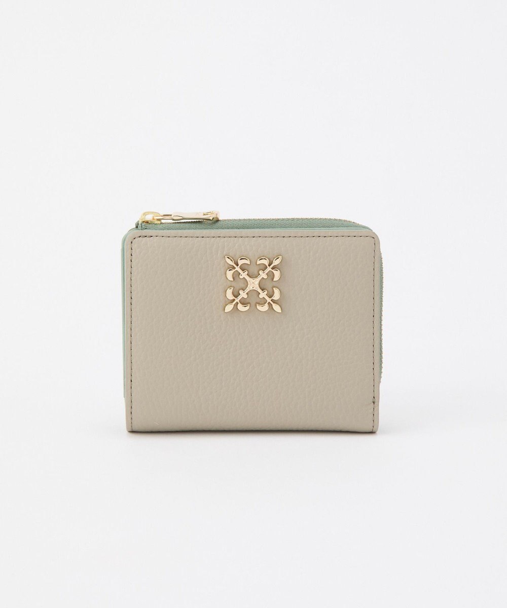 russet ＜お財布人気NO.1＞モノグラムプレートハーフウォレット(SO-376) 