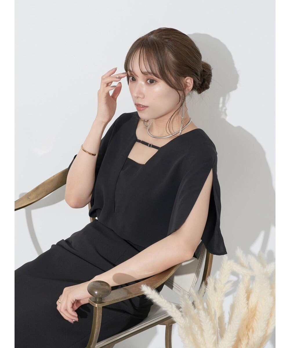 earth music&ecology ２ＷＡＹショルダースリットブラウス 