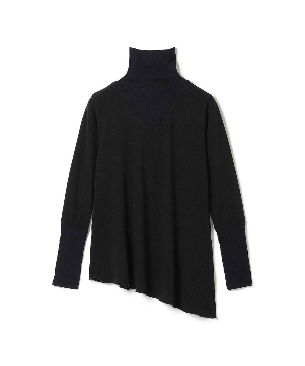 Chacott ノーソーイングニットコンビTシャツ 