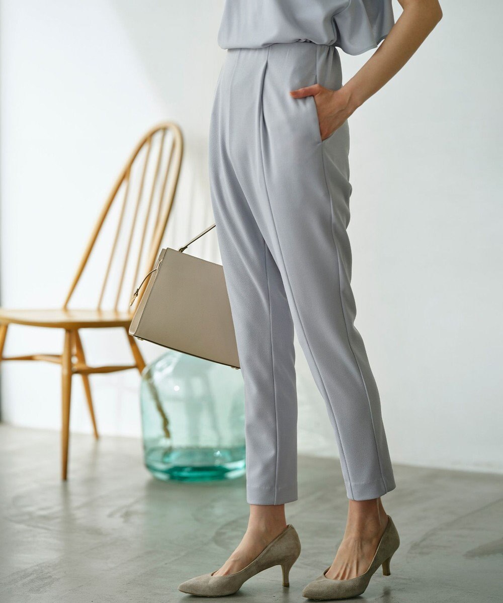 組曲 【接触冷感・吸湿冷感・UVカット】スタイルアップジャージー パンツ 